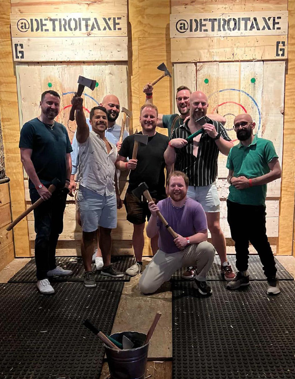 Axe throwing